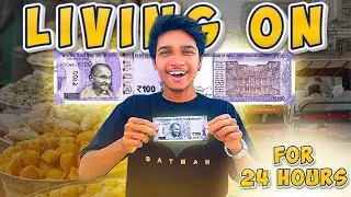 I Survived 24 HOURS With Just ₹100! 😭💸
