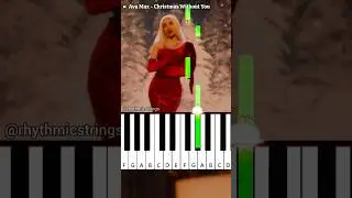 Ava Max - Christmas Without You | Easy Piano Tutorial #shorts #christmas2025