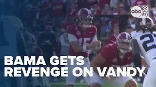 Bama wins revenge match against Vandy