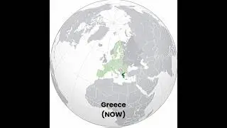 Greece Empire | NOW VS THEN (Part 2) #empire #geography #history #greece