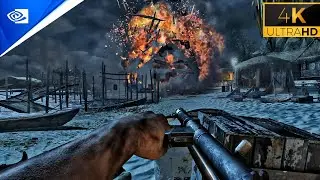 Night Rescue Ops in Makin Atoll &ndash; Semper Fi | [4K 60FPS] &ndash; Call of Duty World at War Gameplay
