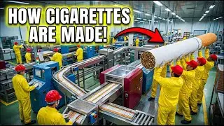 How Cigarettes Are Made in Factory | Step by Step (Full Process) #cigarette #factory #satisfying