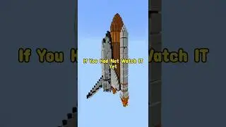 Space Shuttle in Minecraft! 😁 #minecraft #shorts