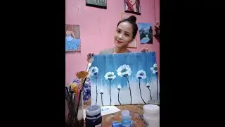 Acrylic Painting /How to Paint Flower