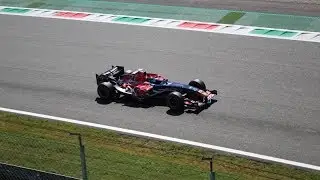 BossGP cars screaming at Monza circuit: Toro Rosso STR1, Benetton B197 & more