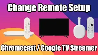 Кнопки настройки/перезагрузки телевизора на Google Chromecast/TV Streamer