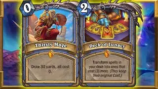 Deck Of Lunacy More Broken After Nerfs! Mage Is Unstoppable And 0 Real Nerfs | Barrens | Hearthstone