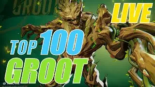 LIVE TOP 100 GROOT (rogue is here!) RANKED GRIND to CELESTIAL !!! Groot Main, Vanguard Main