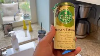 The Republic of Tea Brain Boost Supergreen Green Tea, Ginkgo Biloba, and Matcha Tea Blend (Review)