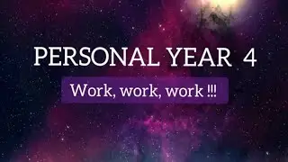 PERSONAL YEAR 4 | 2026 NUMEROLOGY READING FORECAST ✨ | WORK! ✨🌟✨