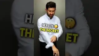 Steal THIS Sleeve Rolling TRICK! (The PERFECT Roll EVERY Time) alpha m. #shorts