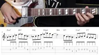 Rhythm Changes in Bb - Improvisation #4 - Jazz Guitar Solo