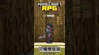 Meet the ROUGE class! 💨 #minecraft #rpg