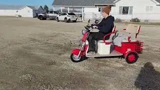 Lot # 350u-- 2025 Mini Tricycle Golf Cart. January 20th, 2025 Online Auction.