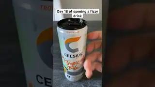 Wasn&rsquo;t expecting the explosion @CelsiusOfficial #satisfying #asmr #fizz #bigcans #caffeineaddict
