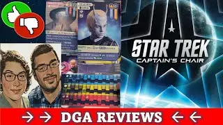 DGA Reviews Board Games: Star Trek: Captain's Chair - Revisiting After 1 Year (Cozy Game Night)