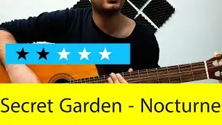 آموزش ملودی گیتار ناکترن -  Secret Garden Nocturne
