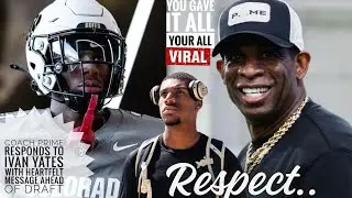 Coach Prime RESPONDS To Ivan Yates With A HEARTFELT Message Ahead Of Nfl Draft HERE’S WHY 🤯