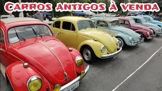 OLHA ISSO CARROS ANTIGOS A VENDA ENCONTRO CLÁSSICO EBAA ESTAÇÃO DA LUZ - FEIRA DE PEÇAS #classiccars