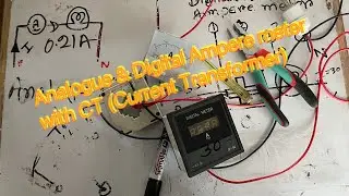 এম্পিয়ার মিটার /Analogue & Digital ampere Meter with CT(Current transformer) Theory and Practical
