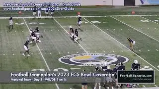 2023 FCS Bowl - National Team: Day 1, WR/DB 1-on-1s