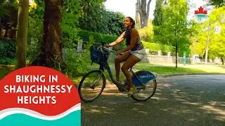 Biking Around Shaughnessy Heights in Vancouver