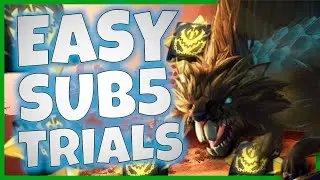 Dauntless Gnasher trials - EASIEST sub 5 build and guide