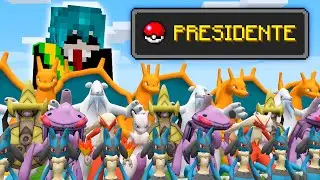 Virei o PRESIDENTE POKÉMON no Minecraft Pixelmon