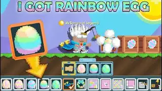 ANOTHER RAINBOW EGG!? + MAKING NEW CAPE! (GET EGG) OMG!! | GrowTopia