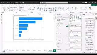 HR Data Analysis -  Horizontal Bar Chart
