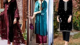 Trending Velvet suit designs || Beautiful Velvet suit ideas