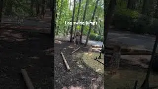 #naturalmovement #jumptraining #balance #outdoorfitness #obstaclecourse #movnat