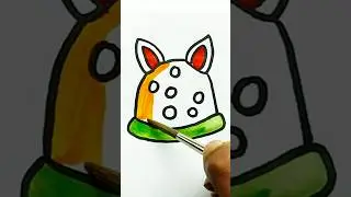 How to draw A tranding cap 🧢🎓 #art #drawing #youtubeshorts #coloringforkids #easydrawing #satisfied