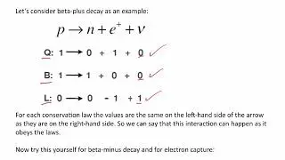 Particle Physics & Quantum Phenomena - Section 9 - Conservation Laws