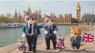 The Cat Family&rsquo;s Big Adventure in England