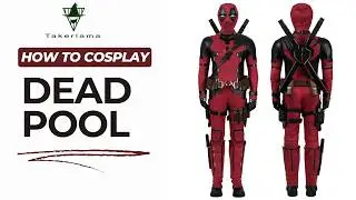 #Takerlama Kids Deadpool 3 Wade Wilson Halloween Cosplay Costume Deadpool & Wolverine Gifts For Boys