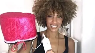 DIY HOT OIL TREATMENT FOR NATURAL HAIR USING BOUNCE ESSENTIALS HAIR HEATED CAP