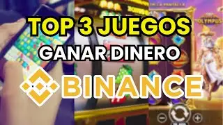 🥇 3 Mejores JUEGOS para GANAR DINERO en BINANCE en 2026