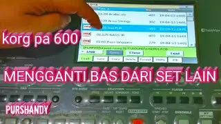 Cara mengambil bas dari set lain pa600-How to take a base from another set of pa600