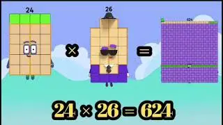 NUMBERBLOCKS | MULTIPLICATION OF EVEN NUMBERS  | STEP BY STEP | #mathforkids #educationalfunblocks