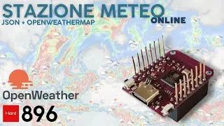 Progetto di stazione meteo con display oled, connessa a openweathermap per Arduino o ESP32