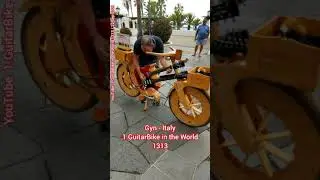 1313. (WR330) Gyn - Italy  1.GuitarBike Guitar Bicycle Puerto de la Cruz Tenerife