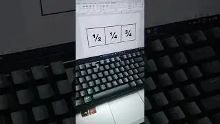 Fraction symbol in Ms word | #computer #learning #word #asmr #windows