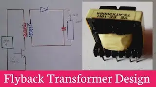 How to make flyback Transformer|No of turns in primary & Secondary of flyback|