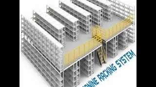 Industrial Mezzanine Rack, Warehouse Pallet Rack Storage, Pick Module Metal Rack Shelves