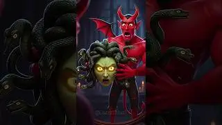 Jesus ✝️ Saved The Poor Snake 🐍 From Medusa's 👾 Curse #shorts #jesus #amen