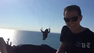 Hang Glider High Five | San Diego Union-Tribune