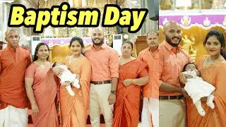 വാവയുടെ മാമ്മോദീസ ദിവസം 😍 Baby Baptism day