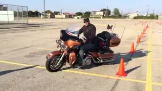 10/11/15 Jim Tate On a HARLEY DAVIDSON ULTRA CLASSIC 105 ANNIVERSARY ADDITION PEARLE COPPER WITH ABS