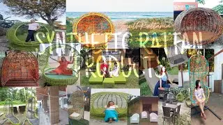 OUR SYNTHETIC RATTAN PRODUCTS OUTDOOR FURNITURE | LOCAL PRODUCTS Taytay,Palawan Philippines